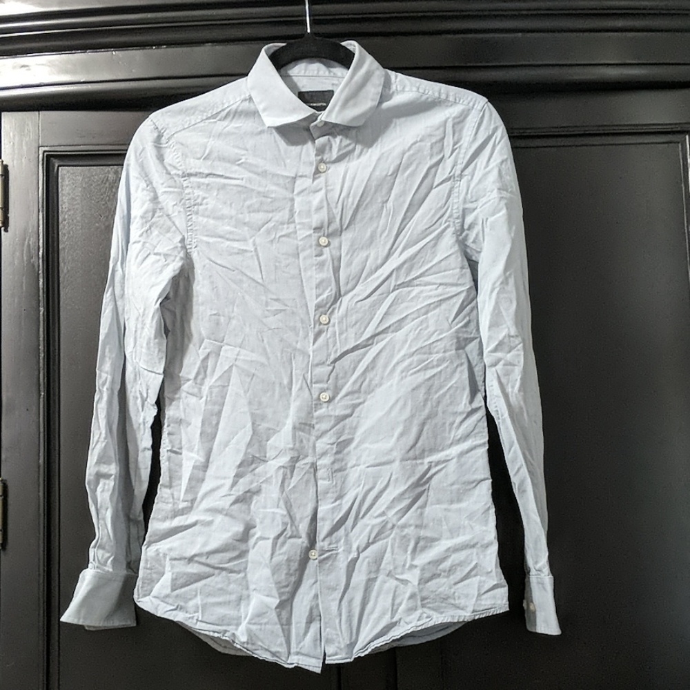 Men Gray Button down